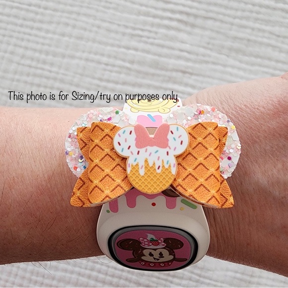 Orange Bird Figment Magic Band Bow - Picture 2 of 2